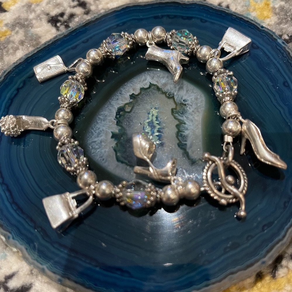 Bracelet - Sterling Purses & Heels/Shoes Charms